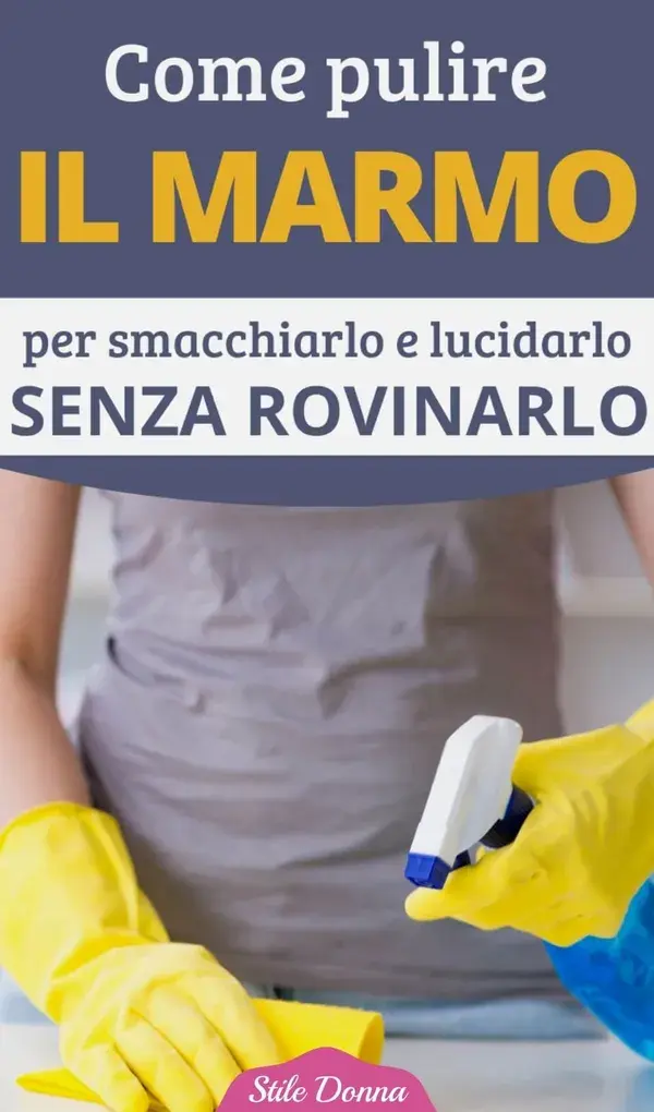 Come smacchiare il marmo senza rovinarlo