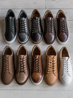 Leather Sneaker Low Top Collection