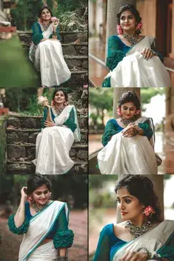 Actress Ramya Nambeesan | Onam | Photoshoot | Style | Kerala Saree | Saree