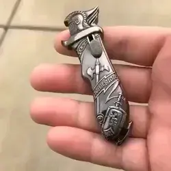 Small OTF keychain knife