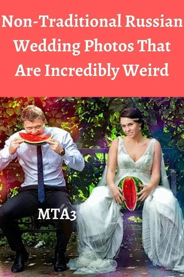 Non-Traditional Russian Wedding Photos That Are Incredibly Weird