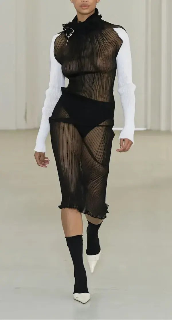 cphfw ss23 - sculptoral sheer