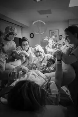 Photos prove hospital births are beautiful too