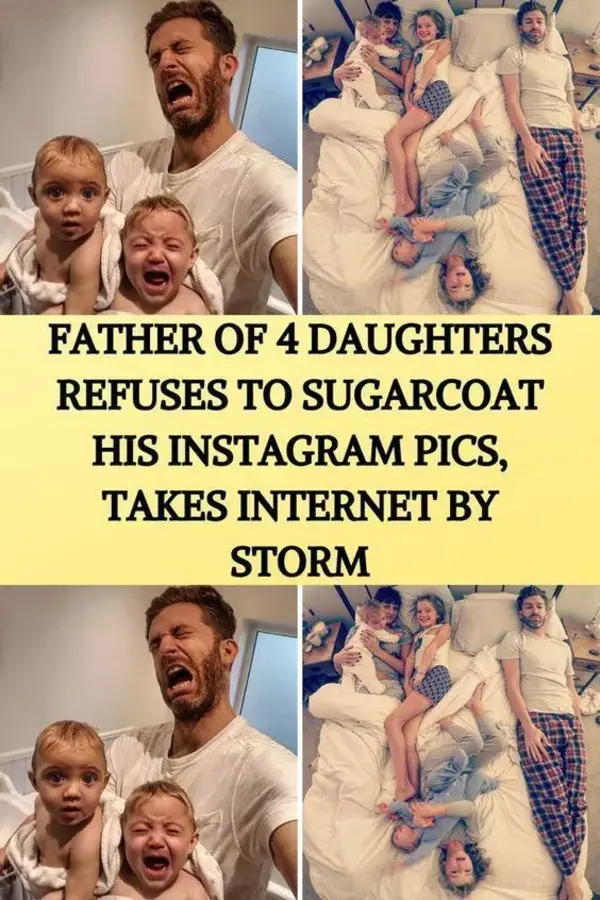 Father Of 4 Daughters Refuses To Sugarcoat His Instagram Pics, Takes Internet By Storm