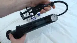 How to Use a Penis Pump Using Deluxe Pump with Advanced PSI Gauge?