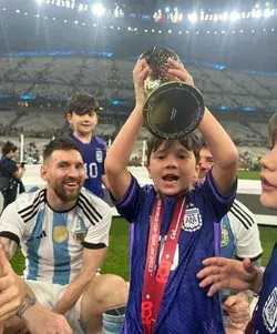 Messi & Son Final Argentinië 🇦🇷 - France 🇨🇵 18/12/2022 Qatar WK