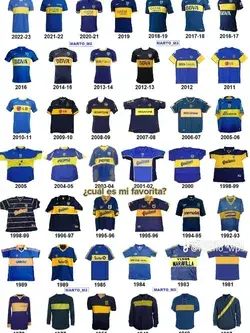 Camisetas de Boca Juniors