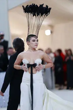 Florence Pugh at the Met Gala 2023.