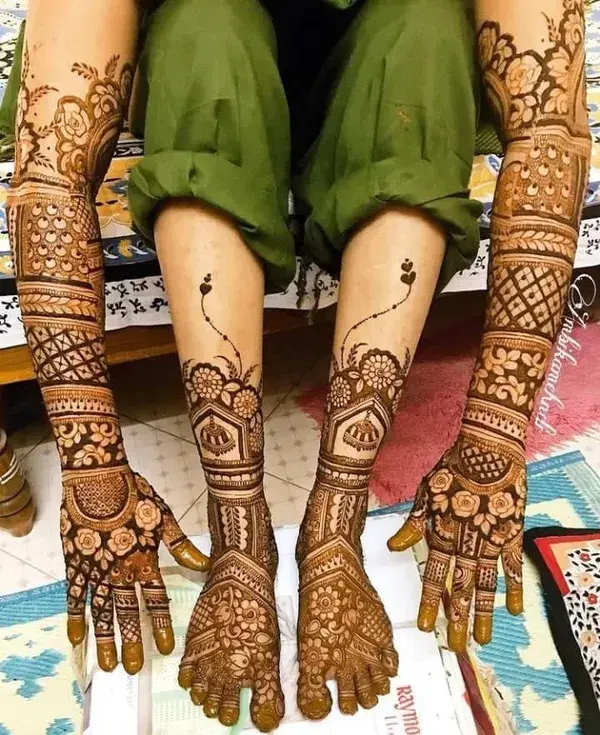 70+ Unique Modern full hand mehndi designs