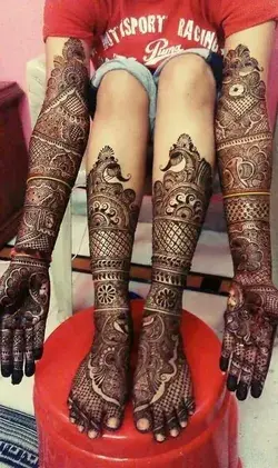 Mehendi design
Bridal mehendi