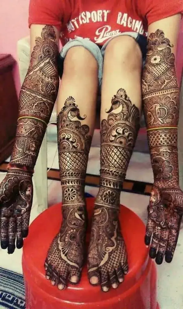 Mehendi design
Bridal mehendi