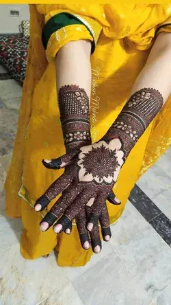 Bride henna