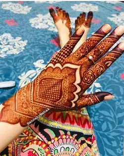 stylish back hand mehendi design ✨ follow me for more pins 📌