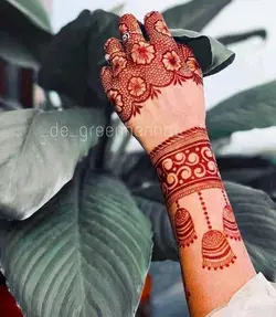 stylish back hand mehendi design 💫 follow me for more pins 📌