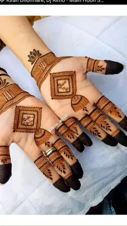 Simple mehandi design ✨🥺