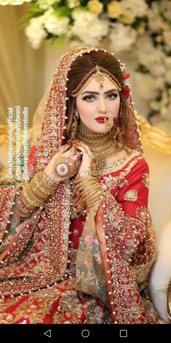 New 2020 Beautiful Bridal Look & Makeup | Pakistani & indian Girls Bridle jewelry & Makeup