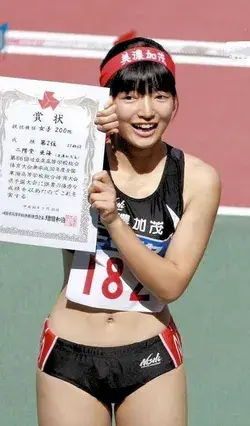 <2018岐阜県高校総体>女子200ｍで🥈二階堂亜海が準優勝