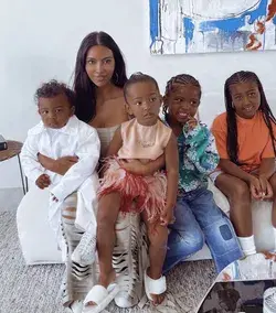 Kim, North, Saint, Chicago and Psalm.