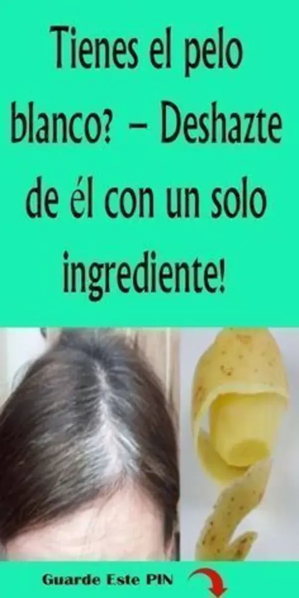 LAS CANAS DE TU CABELLO DESAPARECEN PARA SIEMPRE EN TAN SOLO 8 MINUTOS DESPUÉS DE APLICAR ESTE