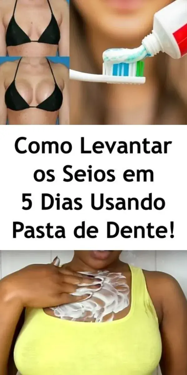 Passe Isso 1 Vez Para Levantar os Seios em Casa