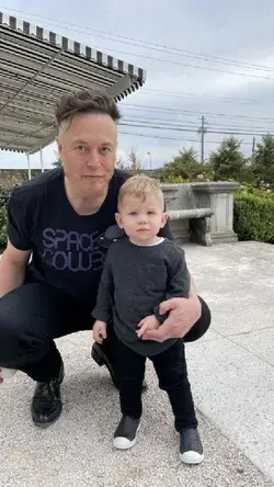 Elon Musk and son!