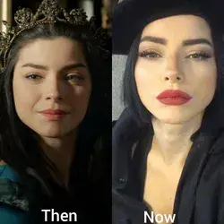 Then vs Now of Nurbanu Sultan aka Merve Bologur