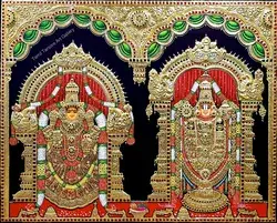 Balaji Padmavathi Tanjore Painting