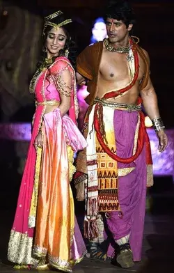 Mohit Raina and Soumya Seth behind the scenes Ashoka