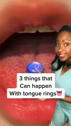 3 things that can happen with tongue rings