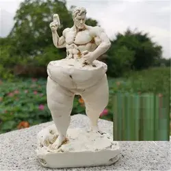 Self Carving Sculpture Jewelry Creative Bodybuilding Statue Muscle Male and Female Resin Statue Fitness Room 1