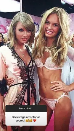 Romee Strijd and Taylor Swift