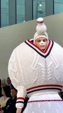 Designer Thom Browne, NY Fashion Week.   #thombrowne