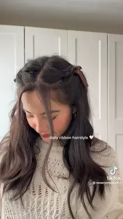 ribbon hairstyle