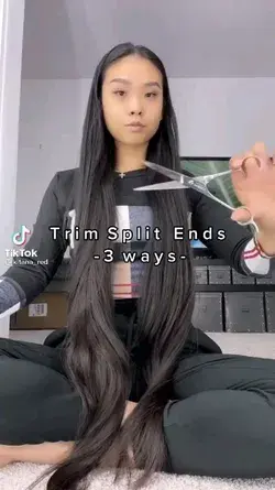 How to cut splt ends