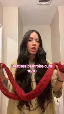 How You Can Do Heatless Bathrobe Curls Long Tutorial