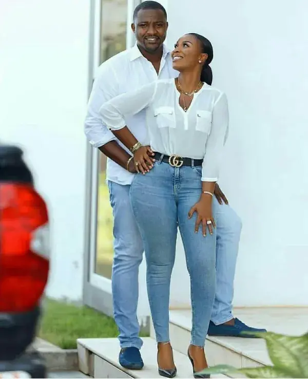 John Dumelo and wife