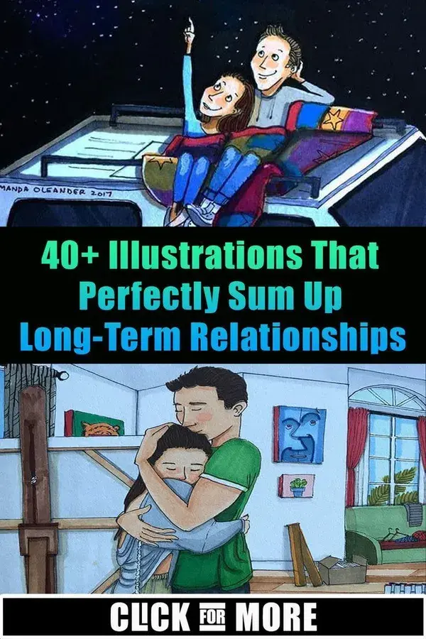 40+ Illustrations That Perfectly Sum Up Long-Term Relationships