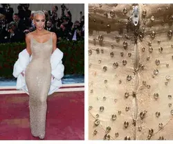 ‘Marilyn Monroe better haunt her’: Kim K faces flack over damaged dress