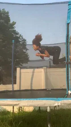 M3rcury here! this is my highest long jump on the trampoline! <3