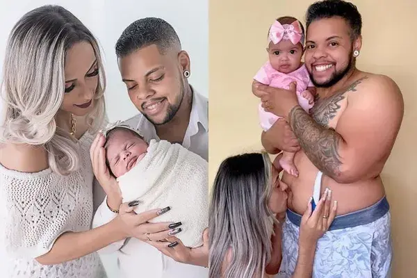 Casal trans engravida novamente, após três meses do nascimento da primeira filha