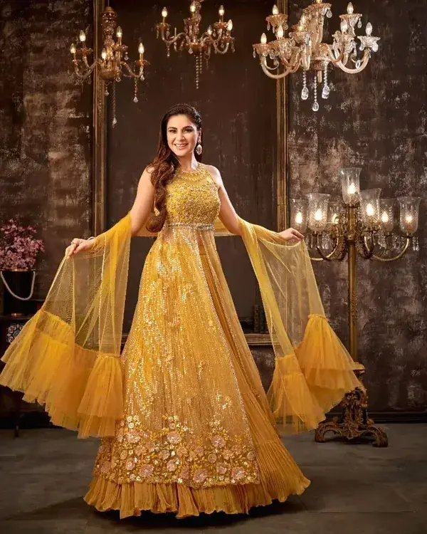 Top 13 Haldi Ceremony Suits For The Winter Brides!