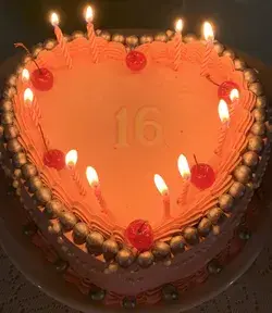 sweet 16 cake