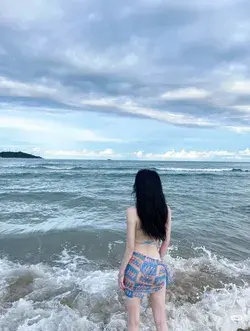 Beach sexy outfit , beach beautiful relaxing scenery