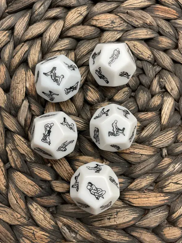 12 Sided Sex Position Dice, Sex Position Dice, Gifts for Couples