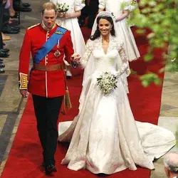 Kate Middleton Luxury Royal Wedding Gown Dress