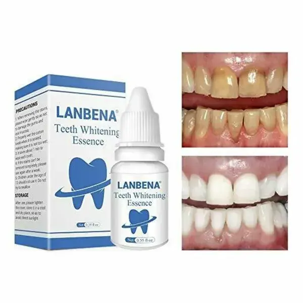 LANBENA Teeth Whitening Essence Serum Plaque Stains Remove Liquid Oral Care 10ml Check more a...