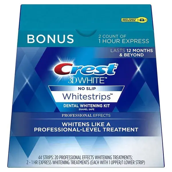 Crest 3D Whitestrips, Professional Effects, Teeth Whitening Strip Kit, 44 Strips (22 Count Pack)