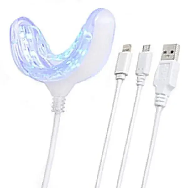 Starlite Smile Teeth Whitening Light 16 LED Teeth Whitener for iPhone, Android, USB, & USB-C