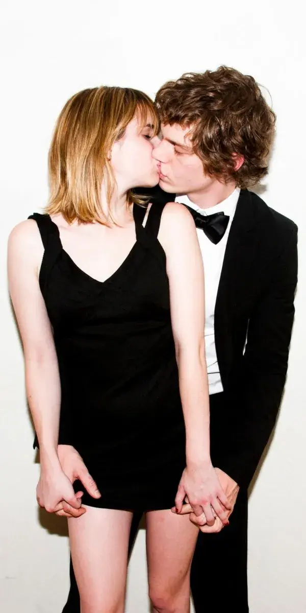 Evan Peters and Emma Roberts, 2012