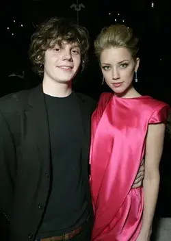 Evan Peters and Amber Heard